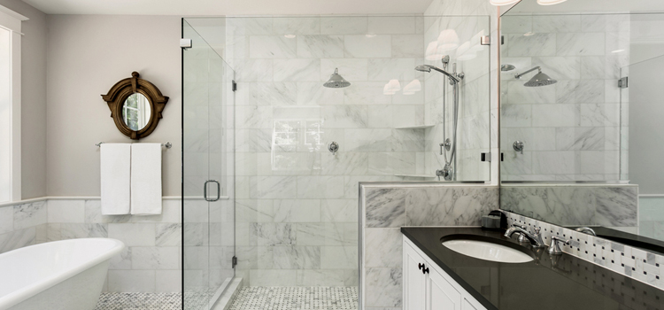 bathroom shower door installation in Cerritos
